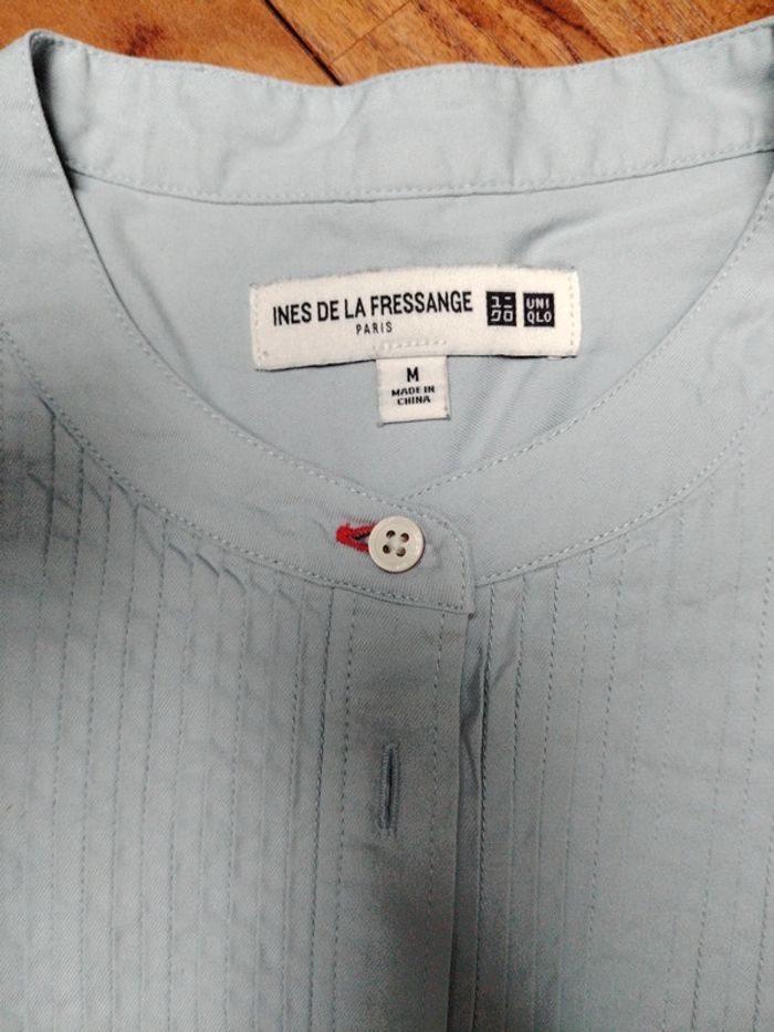 Chemise Bleu Clair col Maho Ines de la Fressange - photo numéro 4