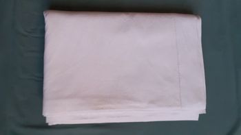 Drap blanc vintage