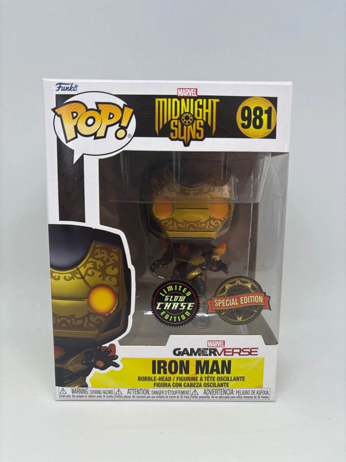 Funko pop iron man midnight suns 981 marvel Disney chase
