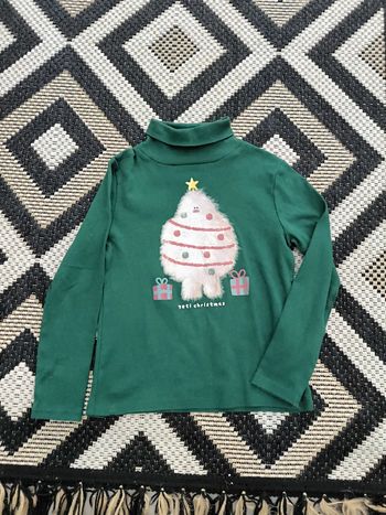 Sous pull Kiabi 8 ans Yeti noël