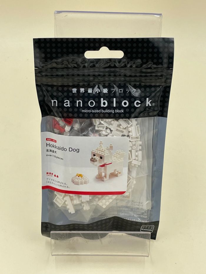 Nano Block Hokkaido Dog 110 pièces Neuf
