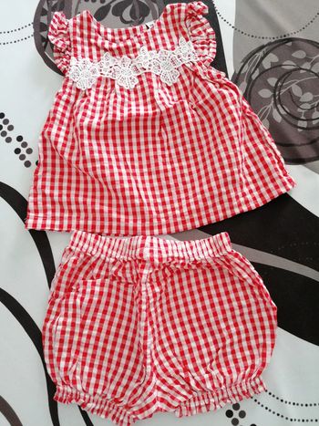 Ensemble vichy 6 mois