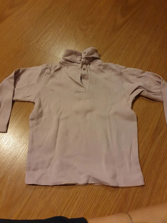 sous pull basique rose verbaudet 18 mois - photo numéro 3