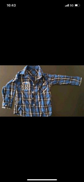 Chemise manches longues