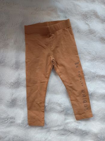 Legging marron 18/24mois