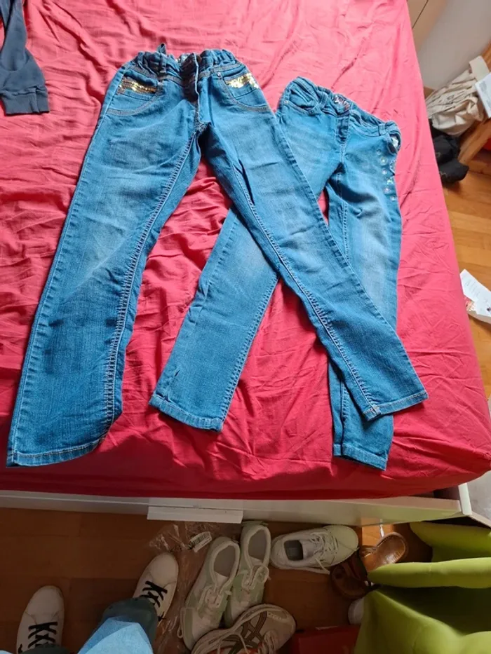 Lot 2 jeans slims 10 ans