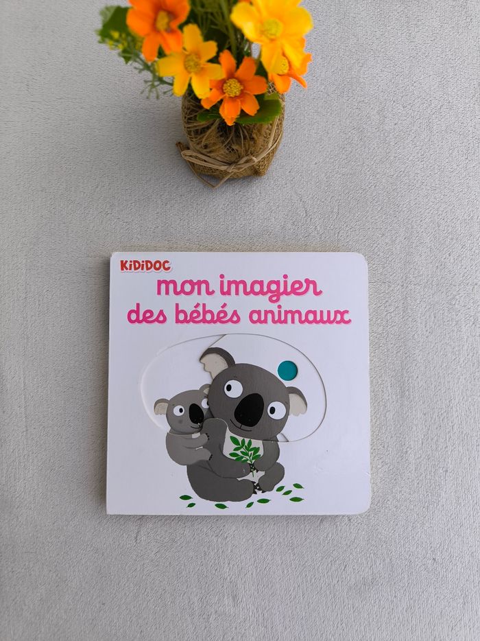 Livre Mon imagier des bébés animaux Kididoc Nathan