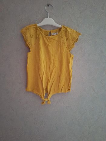 Tee shirt gémo 6 ans moutarde