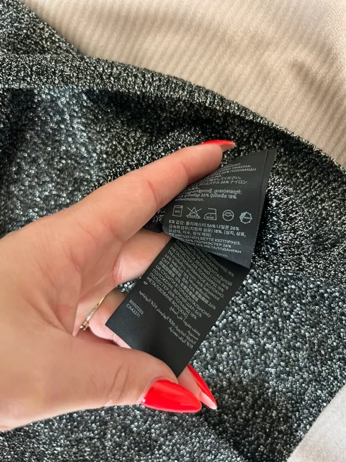 Débardeur gris argenté, H&M taille S - photo numéro 12