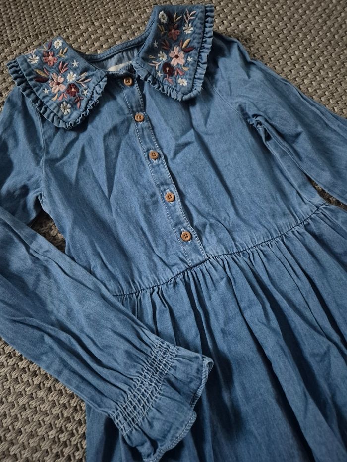 Robe en jean bleu - fille 8 ans - photo numéro 2