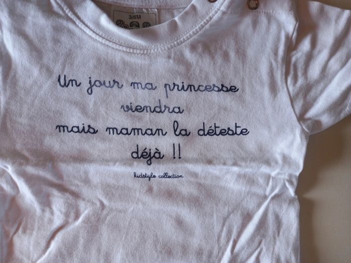 T-shirt garçon 3-6 mois - photo numéro 3