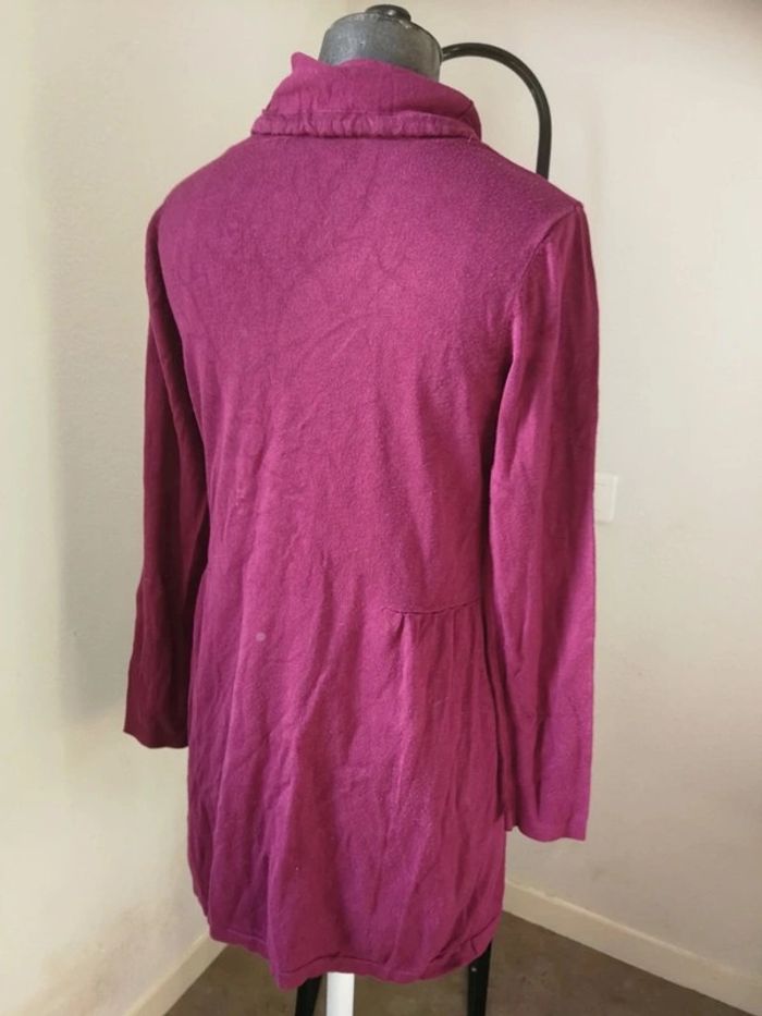 Robe midi mi-saison hiver violet bonprix collection t 36 38 - photo numéro 5