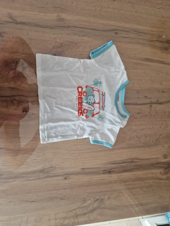 Lot - 9 tee shirt - 12 mois - photo numéro 7