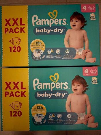 Couches Pampers Taille 4 Neuf