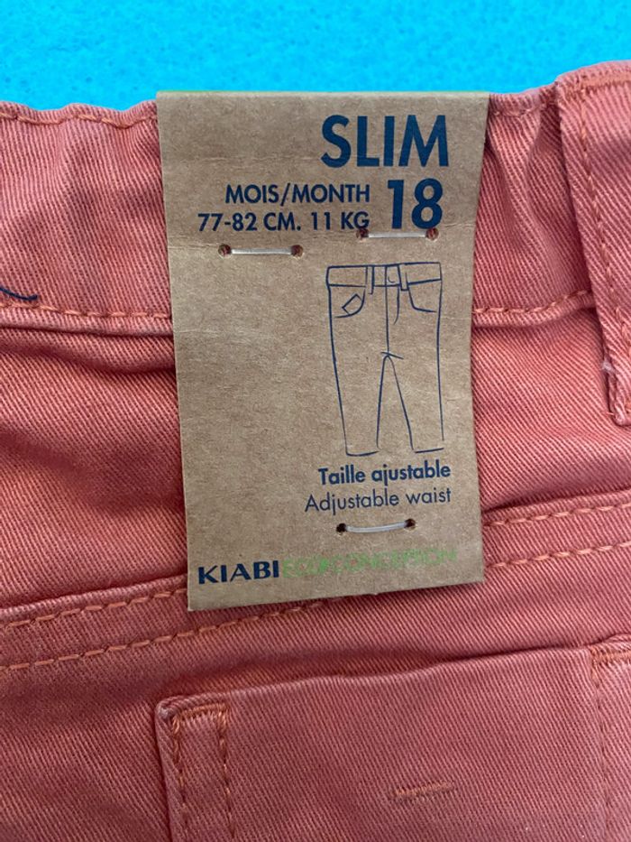 Pantalon jeans Slim Kiabi Taille 18 M - photo numéro 3