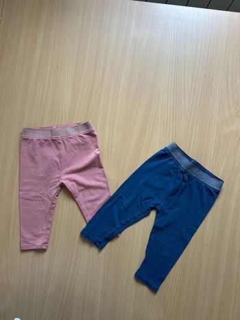 Lot de deux leggings 9 mois Vertbaudet