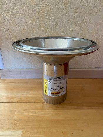 Réduction conique inox neuve 