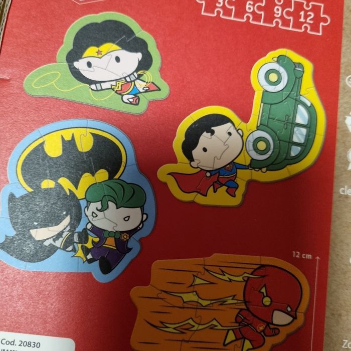 4 mini puzzles DC Justice Ligue pour tout petits 🎁 neuf 🎁 idée cadeau Noël - photo numéro 9