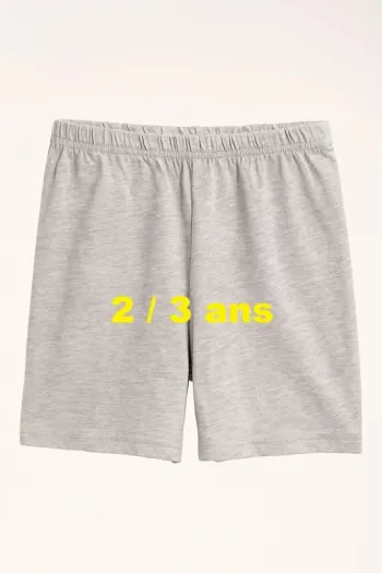 Short gris Spider-Man Taille 2 / 3 ans