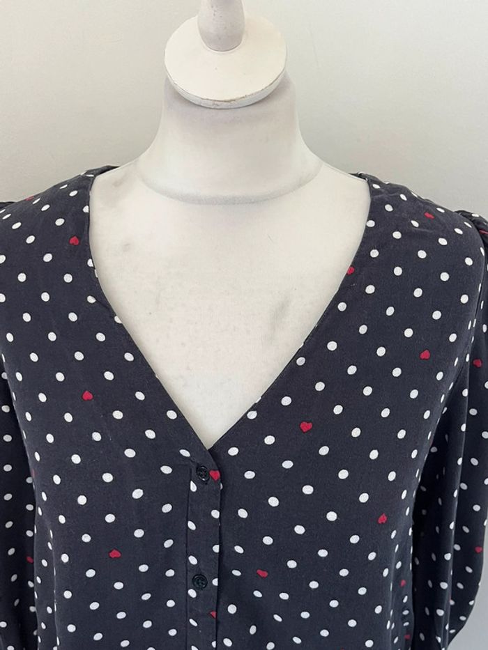 Blouse col en V Claudie Pierlot M - photo numéro 3