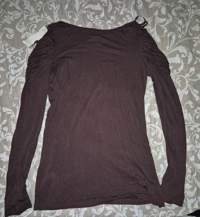 Haut cache cache marron - photo numéro 4