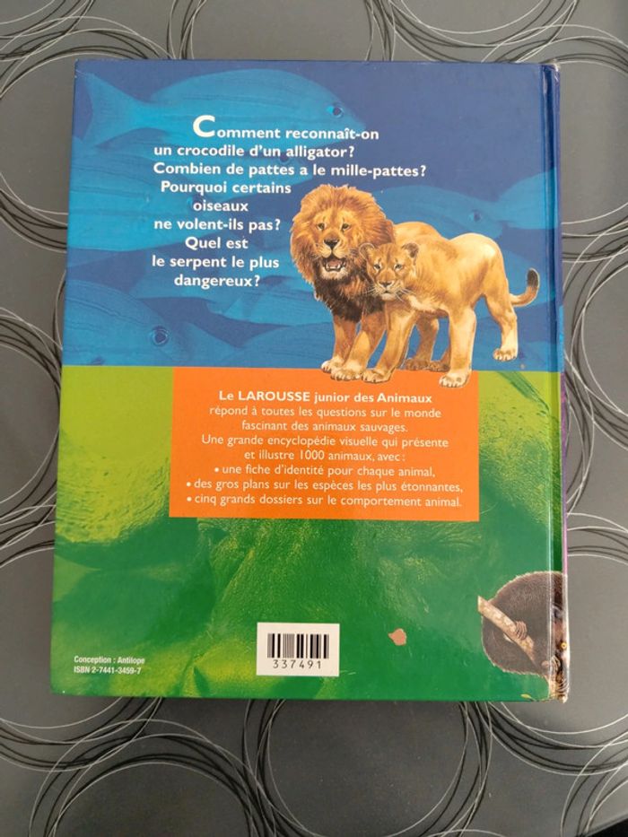 Larousse Junior des Animaux en excellent état - photo numéro 2