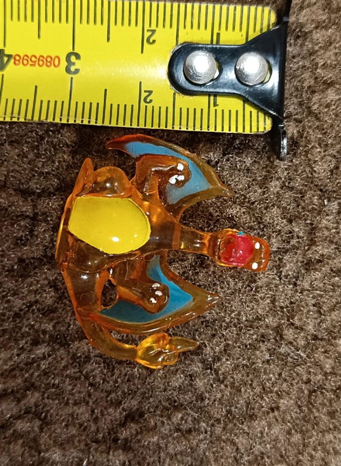 Figurine translucide Dracaufeu pokémon rare - photo numéro 2