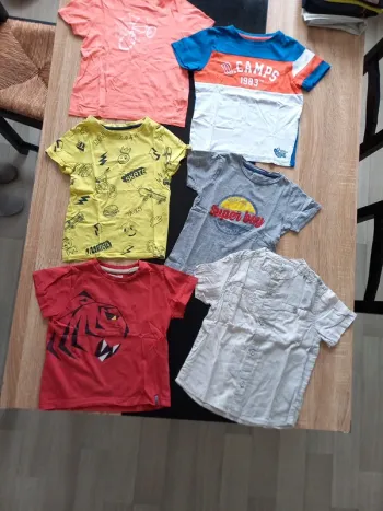 Lot de 6 tee-shirts garçons 4 ans