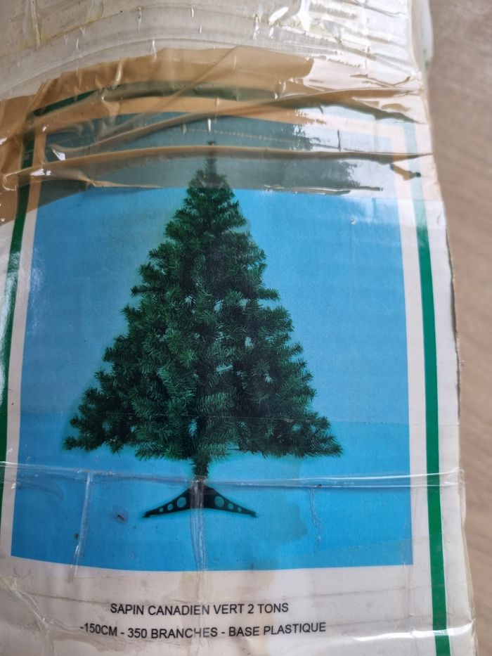 Sapin artificiel vert - photo numéro 6