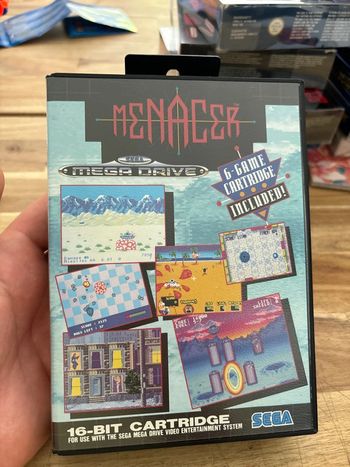 6 Game Cartridge Menacer - SEGA Megadrive / Genesis