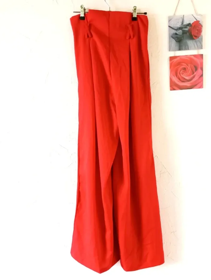 🌸Pantalon ample, Cherry koko, taille S - photo numéro 4