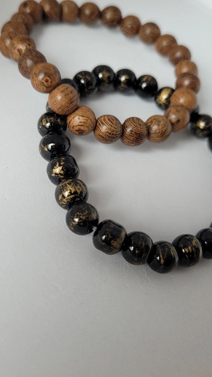 Lot de 2 bracelets lithothérapie - photo numéro 4
