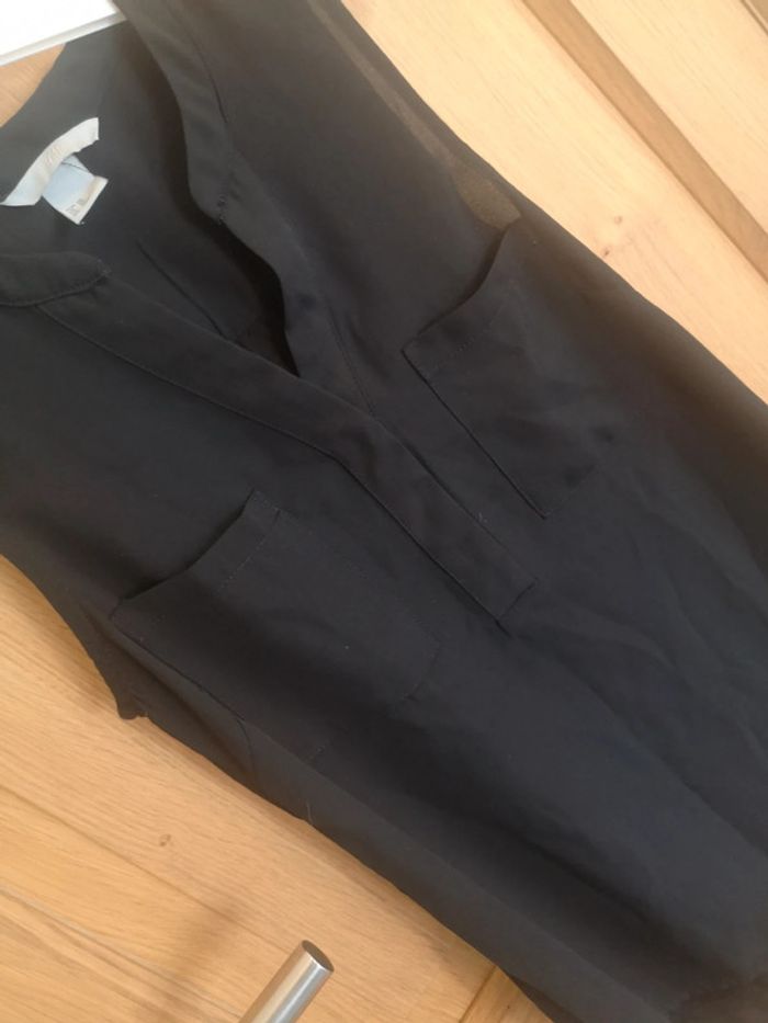 Blouse sans manche H&M en noir xs - photo numéro 4