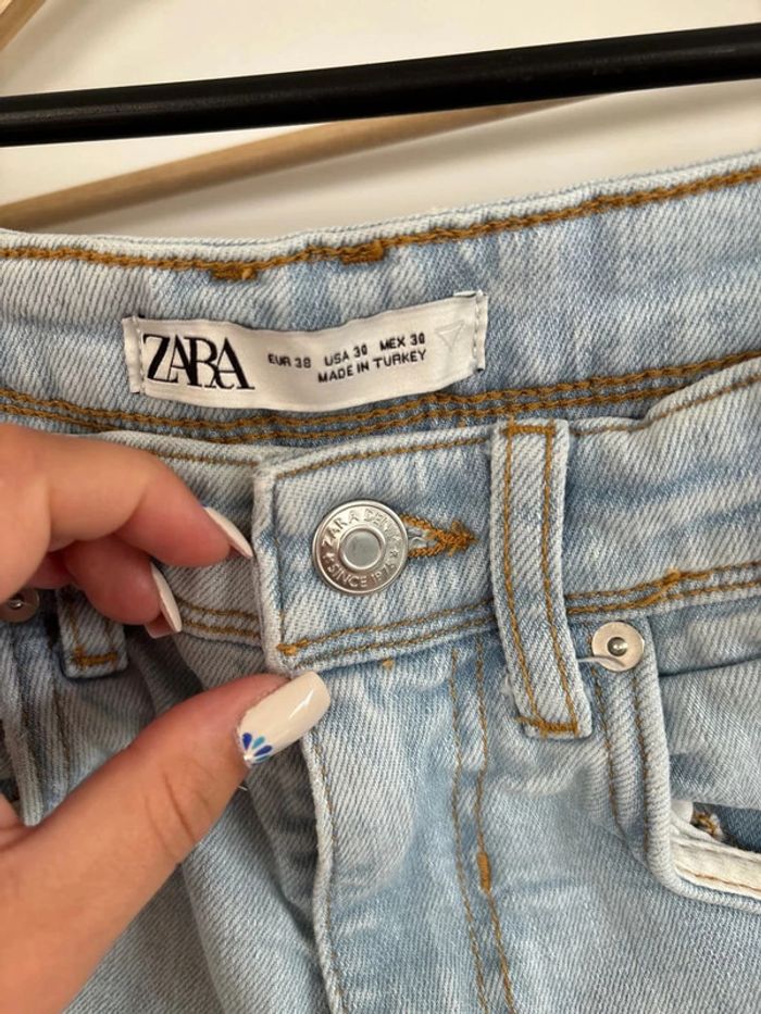 Jean bleu clair Zara taille 38 - photo numéro 5
