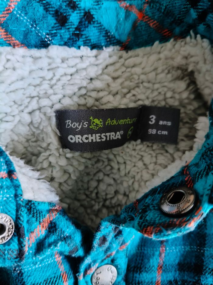 Chemise carreaux chaude Orchestra 3 ans - photo numéro 3