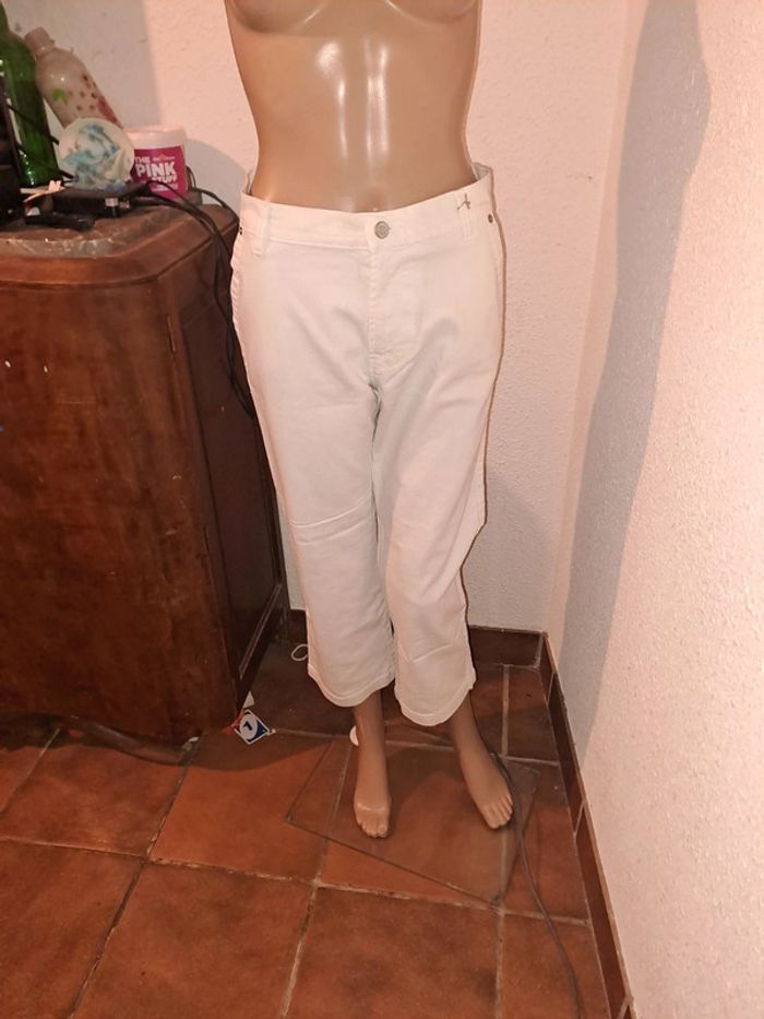 Pantacourt en jeans femme taille 40