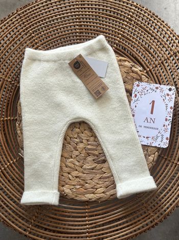 Legging tricot 12 mois neuf 