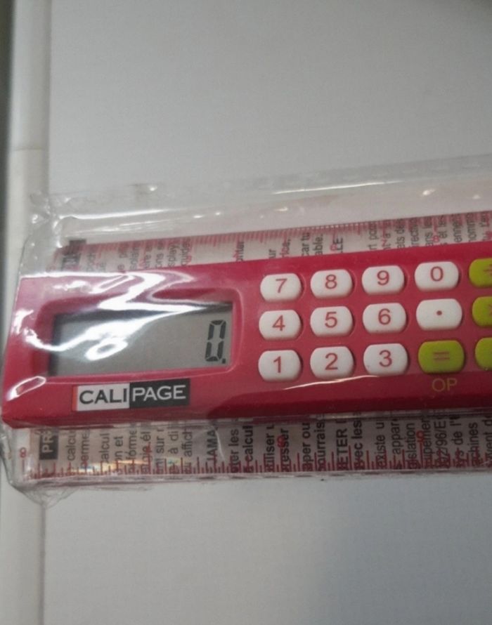 Regle calculatrice neuve calipage - photo numéro 2