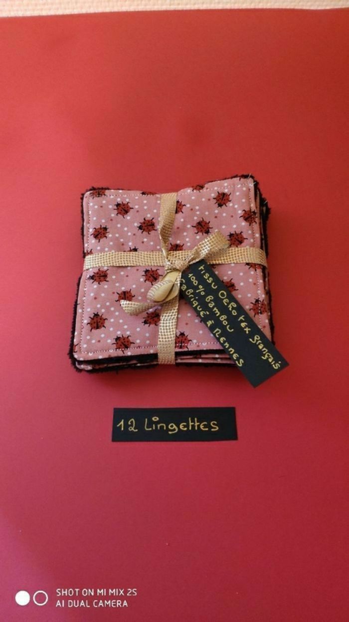 12lingettes lavables , neuf.....