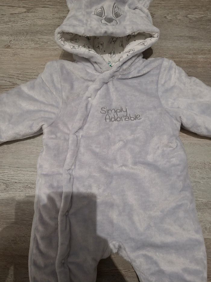 Combinaison chaude grise mixte Panpan Disney - photo numéro 3