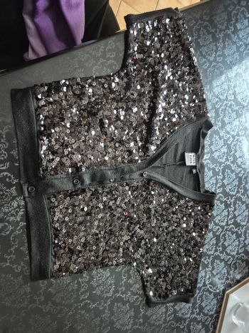 Gilet manche court a seguin