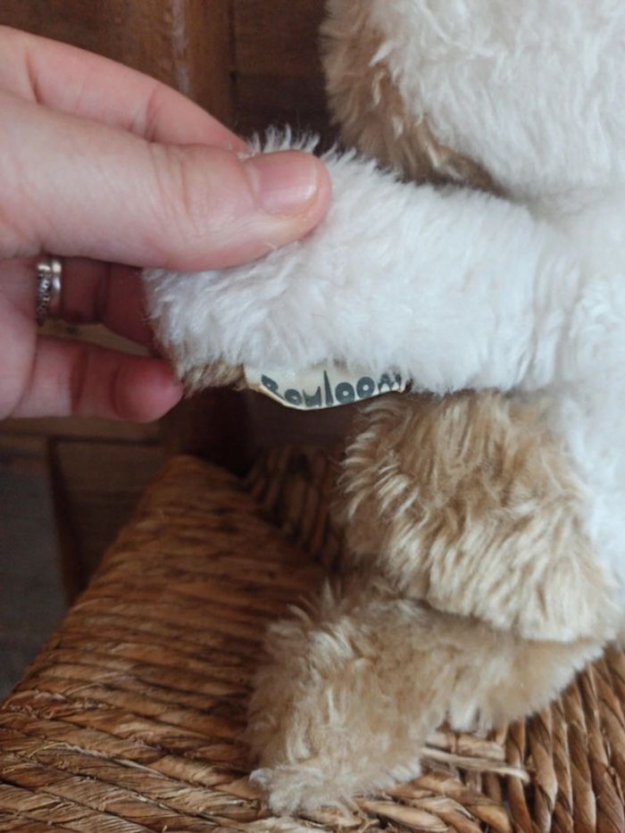 Peluche lapin hochet Boulgom vintage - photo numéro 3