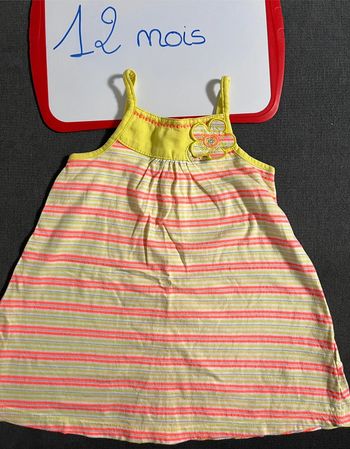 Robe à bretelles 12 mois