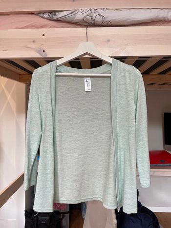 Gilet turquoise taille 9/10 ans