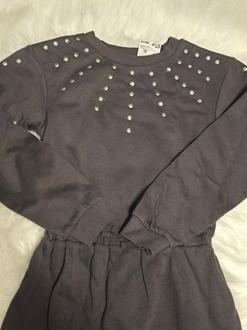 Neuve (non portée)🤩😍👌⚘️ superbe  robe molleton 10 ans fille😍🤩⚘️🩷