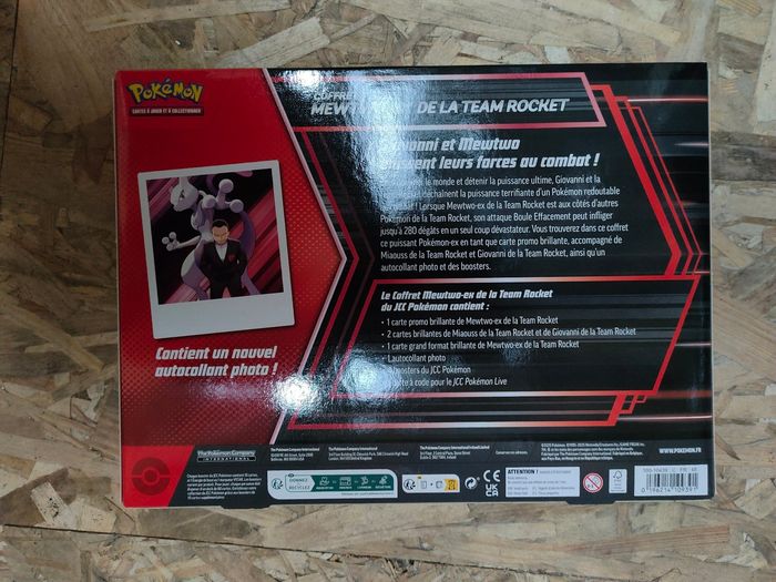 Coffret Mewtwo ex de la Team Rocket EV10 - photo numéro 2