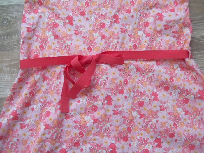 Robe fleurie rose Jacadi 12 ans - photo numéro 3