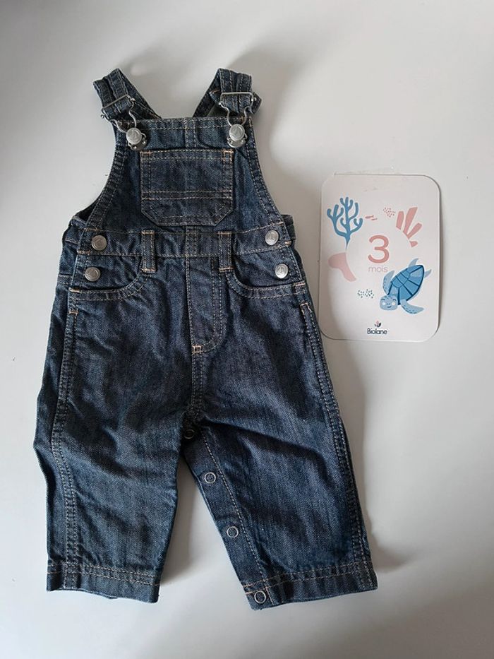 Salopette petit bateau 3 mois