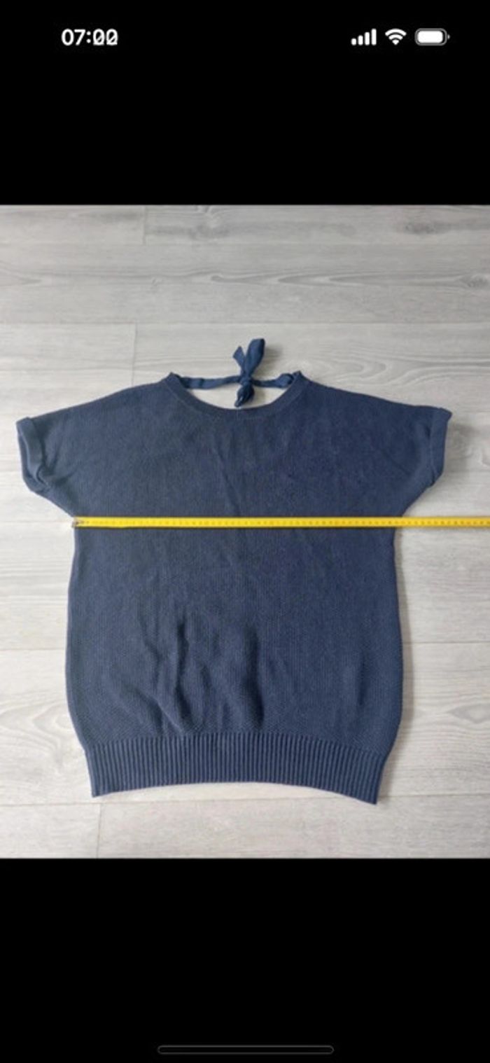 Pull manches courtes Cyrillus taille M - photo numéro 8