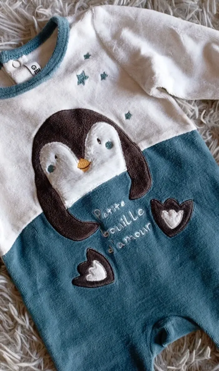 Pyjama pingouin 3 mois 🐯 - photo numéro 2